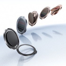 Resim Benks L56 Magnetik 360 Derece Dönebilen ArmorPop Kevlar Tasarımlı Parmak Ring Stand - Açık Turuncu 