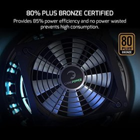 Resim Game Power GP-750 APFC 14cm 80+ Bronze 750W Supply 