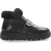 Resim Hakiki Deri Kürklü Kadın Klasik Bot 916KZA3700 