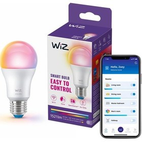 Resim Wiz 100w Renkli Ambiyans E27 Akıllı Ampul A67 Yeni Barkod Rgb - Ayarlanabilir Renk Sıcaklığı Ve Parlaklık 