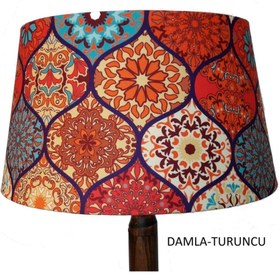 Resim Lambada Damla Desen Turuncu Renk Lambader Şapkası 