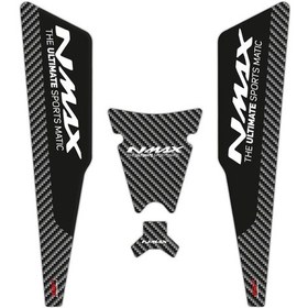 Resim Gp Kompozit Yamaha Nmax 125-155 2015-2020 Uyumlu Tank Pad Siyah-K (522062500) 