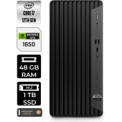 Resim Hp Pro Tower 400 G9 Intel Core I7 12700 48GB 1tb SSD GTX1650/4GB Fdos 6U3M9EA Masaüstü Bilgisayar & Per4 USB Bellek 6U3M9EAP343 