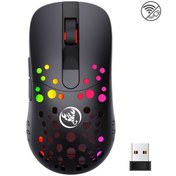 Resim Hxsj T100 10000 Dpı Rgb Makro Çözünürlüklü Kablolu Kablosuz Çift Modlu Fare Siyah Diğer 
