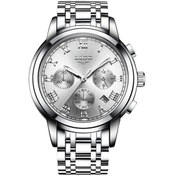 Resim Fochsia Lıge Erkek Kolsuz Saati Takvimli Gümüş Beyaz Paslanmaz Çelik Kordon İş Ve Günlük Kullanım Diğer 