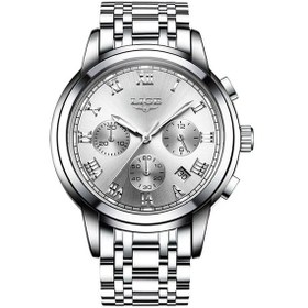 Resim Fochsia Lıge Erkek Kolsuz Saati Takvimli Gümüş Beyaz Paslanmaz Çelik Kordon İş Ve Günlük Kullanım Diğer 