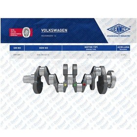Resim Krank Volksvagen 1.6 Bfq Motor 504616640 