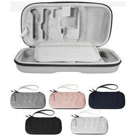 Resim Bosphorusboutique Taşınabilir Tak Switch Switch Sürümü Sert Pembe Oled Nintendo Kabuk İçin Depolama Çantası Korumalı Kılıf Ab / Cx 