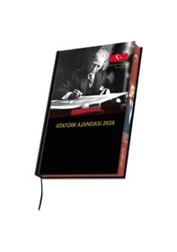Resim 2026 Atatürk Ajanda Yıllık Atatürk Ajandası Kenar Boyalı 17x24 Cm Renksiz 
