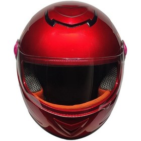 Resim Mts Full Face Motosiklet Çocuk Kaskı K6 Skull Red Kırmızı 