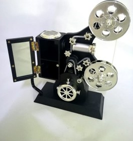 Resim Mobgift Film Makinesi Şeklinde Müzik Kutusu - Nostalji Sinemaskop 