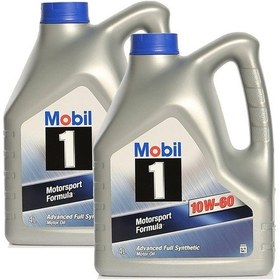 Resim Mobil 1 Motosport Formula 10W-60 Tam Sentetik Motor Yağı 2 x 4 L 