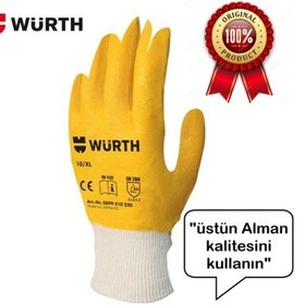 Resim Würth Iş Güvenliği Eldiveni Kalın Nitril Sarı No:9/l 1 Çift 
