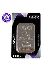 Resim E-gümüş 50gr. Külçe Gümüş 