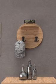 Resim GOLDFALEZ Askılık Duvar Elbise Askılığı Portmanto Üstü Çam 