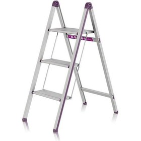 Resim Gazzella Sm Upm 243 Alüminyum 3 Basamaklı Merdiven 