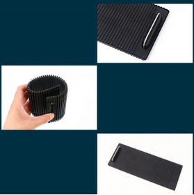 Resim arotomarket VW Passat B7 2016-2022 Orta Konsol Sürgülü Kapak Perdesi SİYAH 5G1864263 5G0862531 