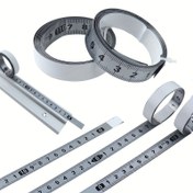 Resim Ahşap İşleri için Kendinden Yapışkanlı Metal Ölçü Bandı - Hassas Ölçek Cetveli, 1M-6m, Miter Rayı & Ağır Hizmet Rayları ile Uyumlu 