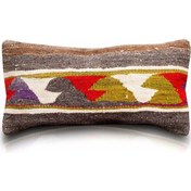 Resim Vintage Kilimli Yastık Kılıfı Pllwrec2459 - 30x60 