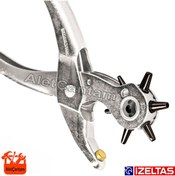 Resim İzeltaş Delik Zımba Kemer Delme Pensesi Delici Zımba 