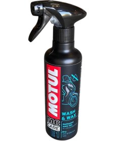 Resim Motul E1 Wash & Wax Hızlı Yıkama Ve Cila 0,400 Lt 