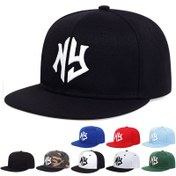 Resim 1 adet Erkek Ng Nakışlı Beyzbol Şapkası - Ayarlanabilir Snapback, UV Koruma, Hafif Polyester, Siyah Beyaz Logo, İlkbahar & Sonbahar Seyahatleri, Plaj Partileri ve Dış Mekan Aktiviteleri için Mükemmel, İlkbahar Modası | Snapback Şapka | Ayarlanabilir Şapka 