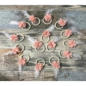 Resim Hobigram Kına Eğlence Aksesuarı Nedime Bilekliği 10 Adet Somon – Kına Eğlence Aksesuarı, Şık Tasarım – Kına 