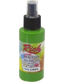 Resim Rich New Fashion Sprey Kumaş Boyası 100 Cc. 1542 Çimen 