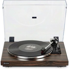 Resim REKKORD AUDIO F400 Macassar Otomatik Pikap - Ortofon 2M Red iğne ile 