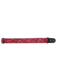 Resim Planetwaves 50G02 Gitar Askısı Dokuma 50Mm Kırmızı Bandana 
