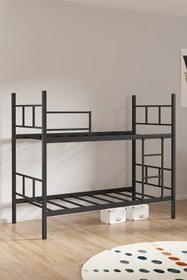 Resim Defne Metal Ranza - 90x190 / Siyah 