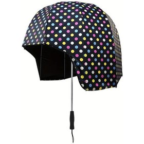 Resim Fochsia Yeşil Siyah Vinil Keaplayee 8 Riblı Sağlam Uzun Saplı Her Mevsim Şemsiye 