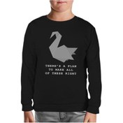 Resim Prison Break - A Plan Siyah Çocuk Sweatshirt Siyah 