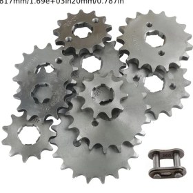 Resim Tongdashop Kayo Bse Ssr Sdg 428 17mm 12 Diş Zincir Bağlantılı Ön Motor Zincir Dişlisi 