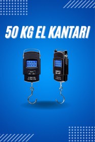 Resim AyrStore 50 Kg Dijital El Terazisi Cep Tartısı El Kantarı Terazi 