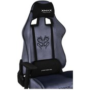 Resim Rio Plus Balerion Terletmez Kadife Kumaş Antrasit Gaming Oyuncu Koltuğu -4 Gri 