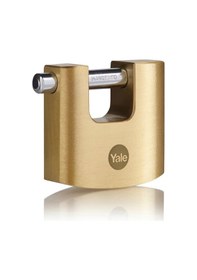 Resim Yale 70mm Oval Kayar Pimli Pirinç Asma Kilit - Blister - Y114B/70/113/1 