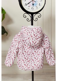 Resim Benitto Kids Çift Taraflı Kız Bebek Çocuk Mont 51344 Kırmızı 