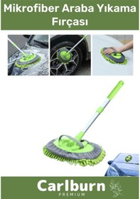 Resim Özel Üretim 180 Derece Dönen Otomobil Çizmez Hasar Mikrofiber Araba Yıkama Sopalı Fırça Seti 