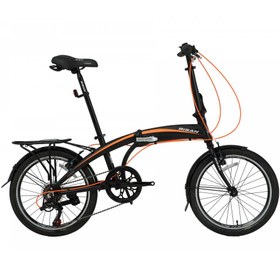 Resim Bisan FX 3500 20 V Katlanır Bisiklet Tourney (Siyah-Turuncu) 