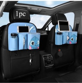 Resim Xuweiwei Disney Stitch Iki Stil Rastgele Secilir Araç Koldugu Organizer Saklama Cantasi 