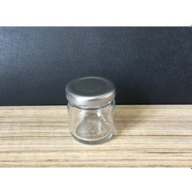 Resim 40 Cc Cam Kavanoz - 50 Adet - Gümüş Kapak. Mutfak. 