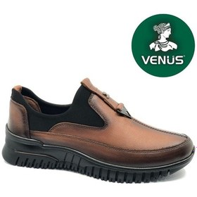 Resim Venüs Pilea Hakiki Deri Ortopedik Kadın Casual Ayakkabı Taba 