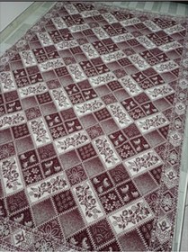 Resim Savan Dokuma Halı Örtüsü 6m² 200 300cm Kale Bordo1 Bordo 