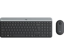Resim Logitech MK470 Kablosuz Klavye Mouse Seti Graphite 