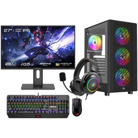 Resim LYSERG PB A600B RGB Kasa Amd Ryzen 5 8400F 16 GB Ram 500 GB SSD Asus Dual RTX 4060 W11 + Full Set 