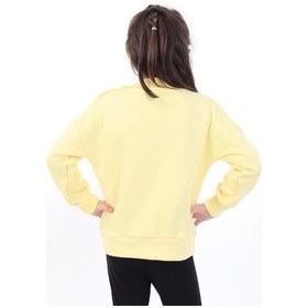 Resim Toontoy Kids Toontoy Kız Bebek Baskılı Sweatshirt Açık Sarı 
