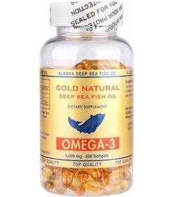 Resim Gold Natural Omega 3 Balık Yağı 1000 Mg 200 Softgel 