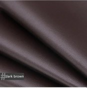 Resim Kendinden Yapışkanlı Deri Döşeme Araba Koltuğu Kanepe Sandalye 300x50 Cm Siyah Dark Brown 300x50cm 