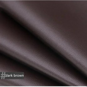 Resim Kendinden Yapışkanlı Deri Döşeme Araba Koltuğu Kanepe Sandalye 300x50 Cm Siyah Dark Brown 300x50cm 